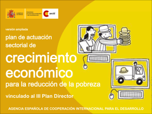 Plan de actuación sectorial de crecimiento económico para