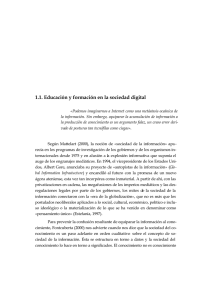1.1. Educación y formación en la sociedad digital