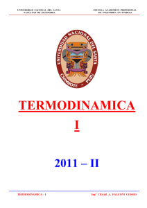 termodinamica i - Biblioteca Central de la Universidad Nacional del