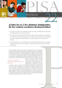 ¿Cómo les va a los alumnos inmigrantes de los centros