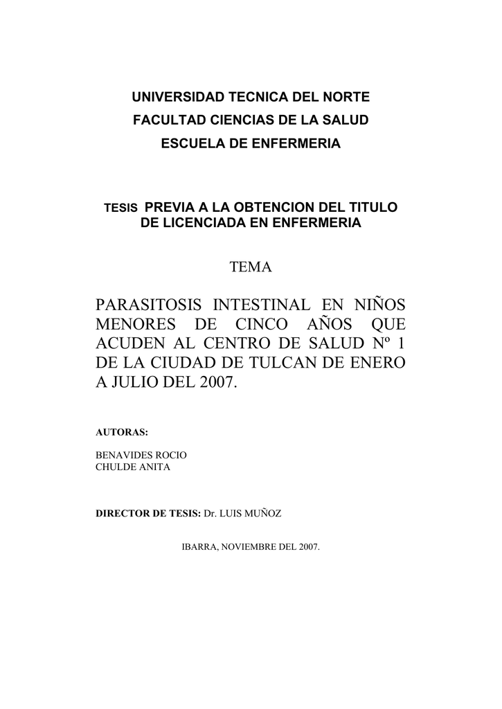 ejemplos de encuestas sobre parasitismo intestinal ejemplos de encuestas sobre parasitismo intestinal