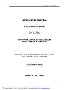 Manual de Normas Técnicas de Calidad