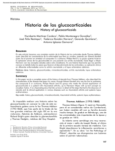Historia de los glucocorticoides