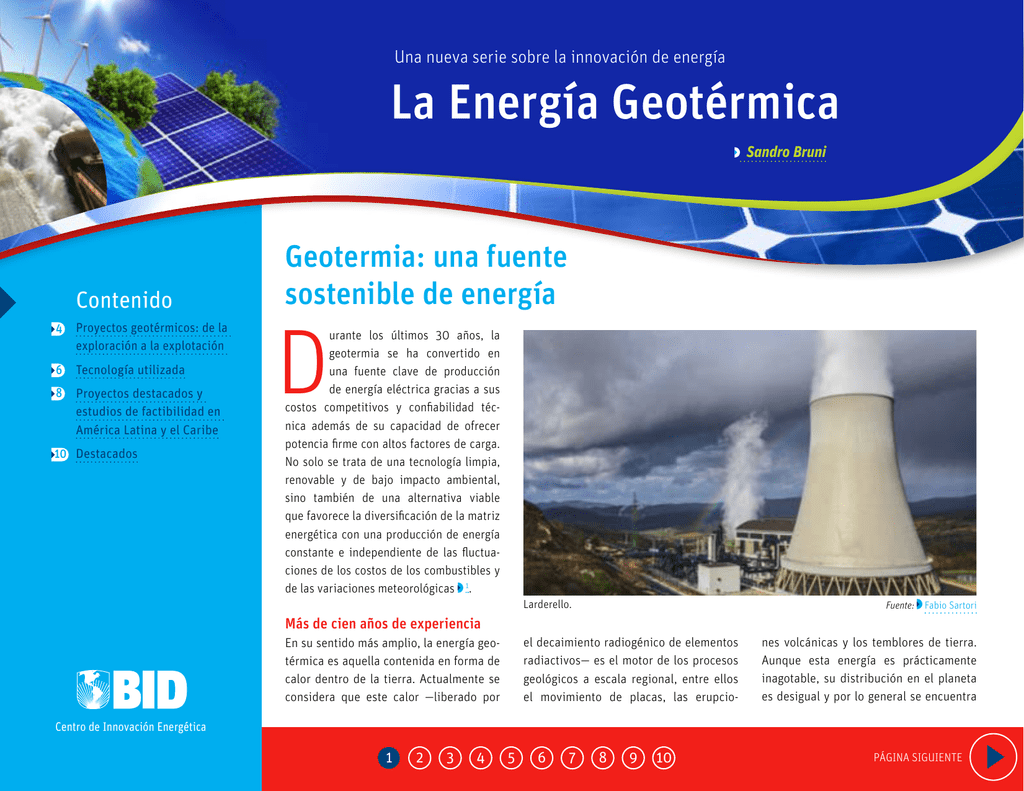 La Energía Geotérmica