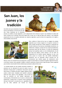 San Juan, los juanes y la tradición