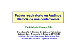 Patrón respiratorio en Andinos: Historia de una controversia Patrón