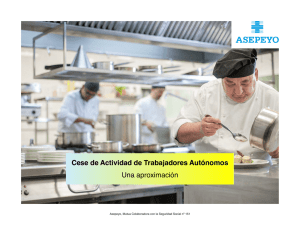 Cese de actividad de trabajadores aut&oacute;nomos