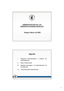 Agenda - Banco de la República