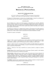 resolución 126 de 2009 - Ministerio de Salud y Protección Social
