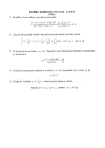 Simptificar hasta obtener ia mínima expresión. - CET