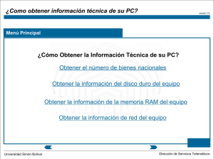 ¿Como obtener información técnica de su PC?