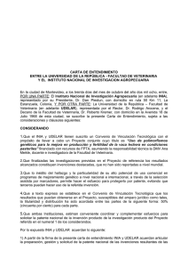 CARTA DE INTENCION - Universidad de la República