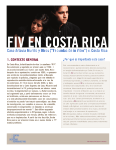 Caso artavia Murillo y otros (“Fecundación in Vitro”) v. Costa Rica