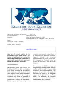 JUECES PARA JUECES - Rechters voor Rechters