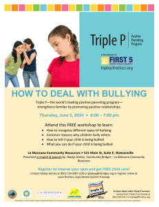 how to deal with bullying - First 5 Santa Cruz County