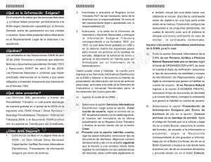 &iquest;Qu&eacute; es la Informaci&oacute;n Ex&oacute;gena?