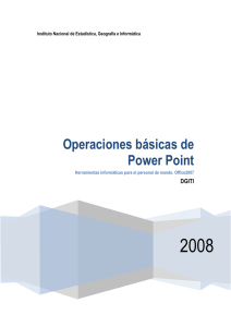 Operaciones básicas de Power Point