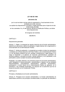 LEY 489 DE 1998 (diciembre 29) por la cual se dictan normas sobre