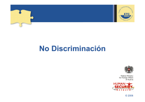 No Discriminación