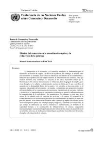 Efectos del comercio en la creación de empleo y la