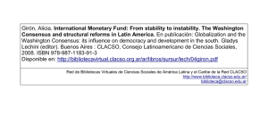 Girón, Alicia. International Monetary Fund: From stability to