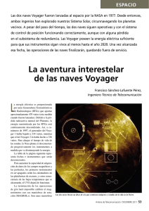 La aventura interestelar de las naves Voyager