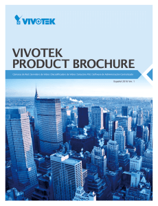 VIVOTEK PRODUCT BROCHURE