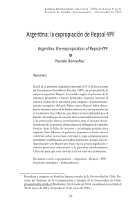 Argentina: la expropiación de Repsol-YPF