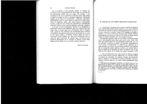 EL ANÁLISIS DE LOS VERBOS REFLEXIVOS INCOATIVOS*