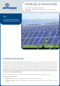 Sistemas de producción de energía solar - fotovoltaica