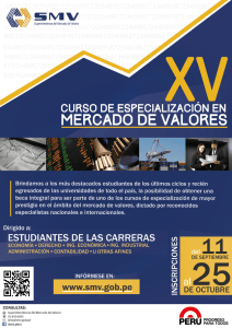 curso de especialización en mercado de valores