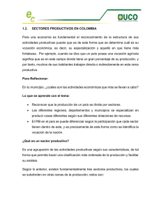 2. sectores productivos en colombia