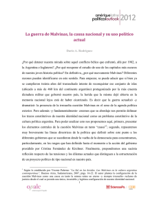 La guerra de Malvinas, la causa nacional y su uso