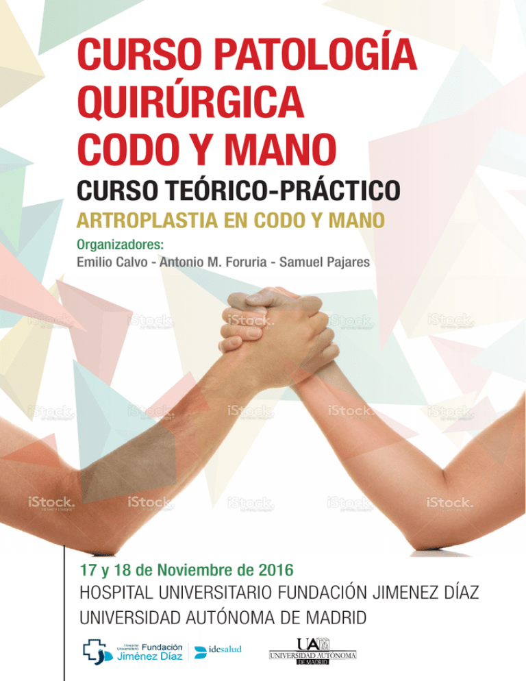 Curso Patología Quirúrgica Codo Y Mano