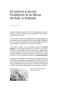 Revitalización de las fábricas Van Nelle, en Rotterdam