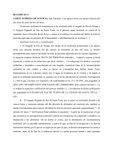 San Salvador, a las quince horas con quince minutos del día cinco