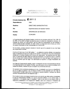 Circular Externa No. 0012