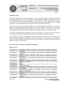 Inversiones en Depósitos a Plazo y Colocaciones Bancarias