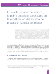 El interés superior del menor y la patria potestad: claroscuros en la