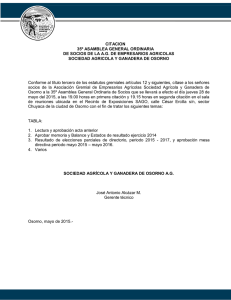 CITACION 35º ASAMBLEA GENERAL ORDINARIA DE SOCIOS DE