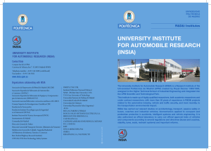 university institute for automobile research (insia)