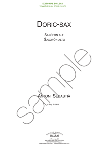 Doric-sax - Editorial de Música Boileau