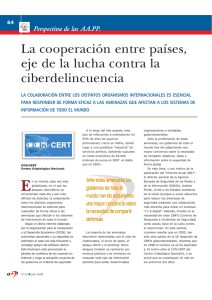 La cooperación entre países, eje de la lucha - CCN-CERT