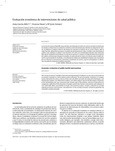 Evaluación económica de intervenciones de salud pública