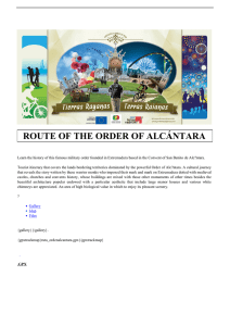 ROUTE OF THE ORDER OF ALCÁNTARA