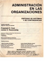 ADMINISTRACION EN LAS ` ORGANIZACIONES