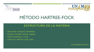 MÉTODO Hartree-Fock