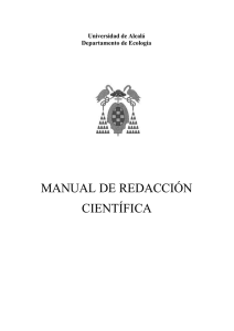 Manual de redacción científica - Universidad Interamericana de