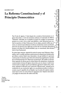Page 1 José Julio León" La Reforma Constitucional y el Principio