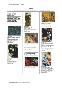 Chagall listado de obras - Museo Thyssen